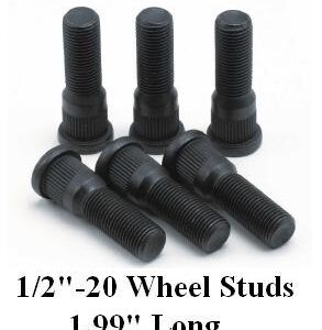 Pressed Wheel Stud (1/2"-20 UNF) 7-122 (6 Piece Set)